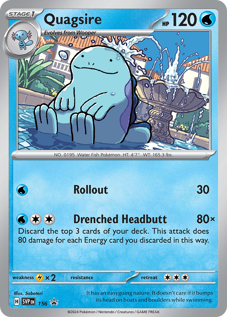 Scarlet & Violet Promo Quagsire #156